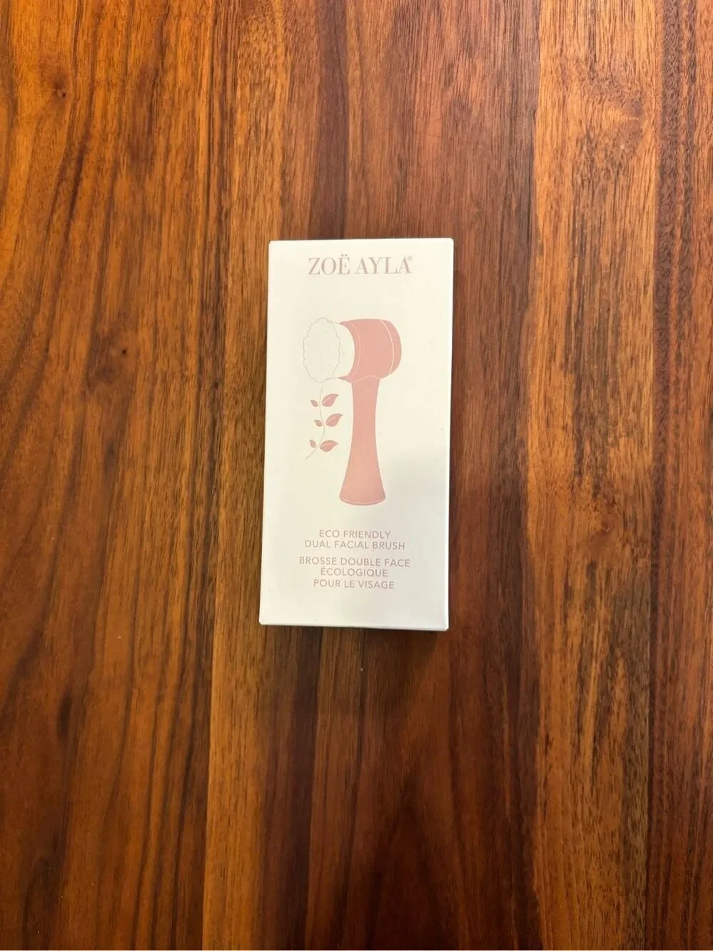Zoe Ayla Eco Friendly Dual-Sided Facial Cleansing Brush